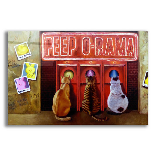 Epic Art 'Peepshow' by Lucia Heffernan, Acrylic Glass Wall Art