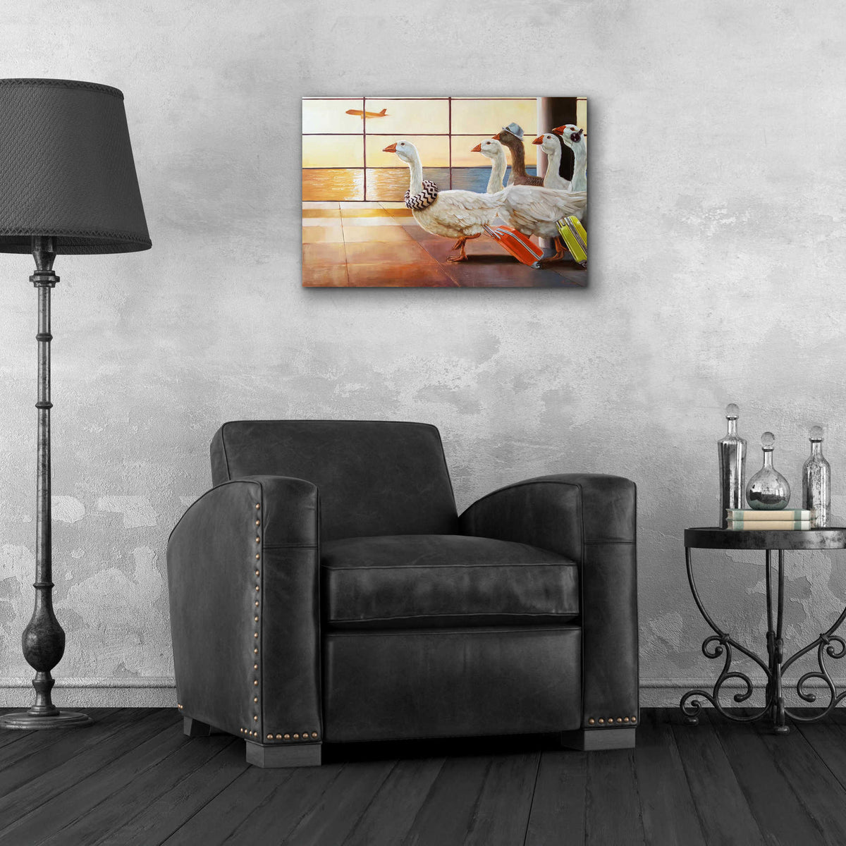 Epic Art 'First Class Migration' by Lucia Heffernan, Acrylic Glass Wall Art,24x16