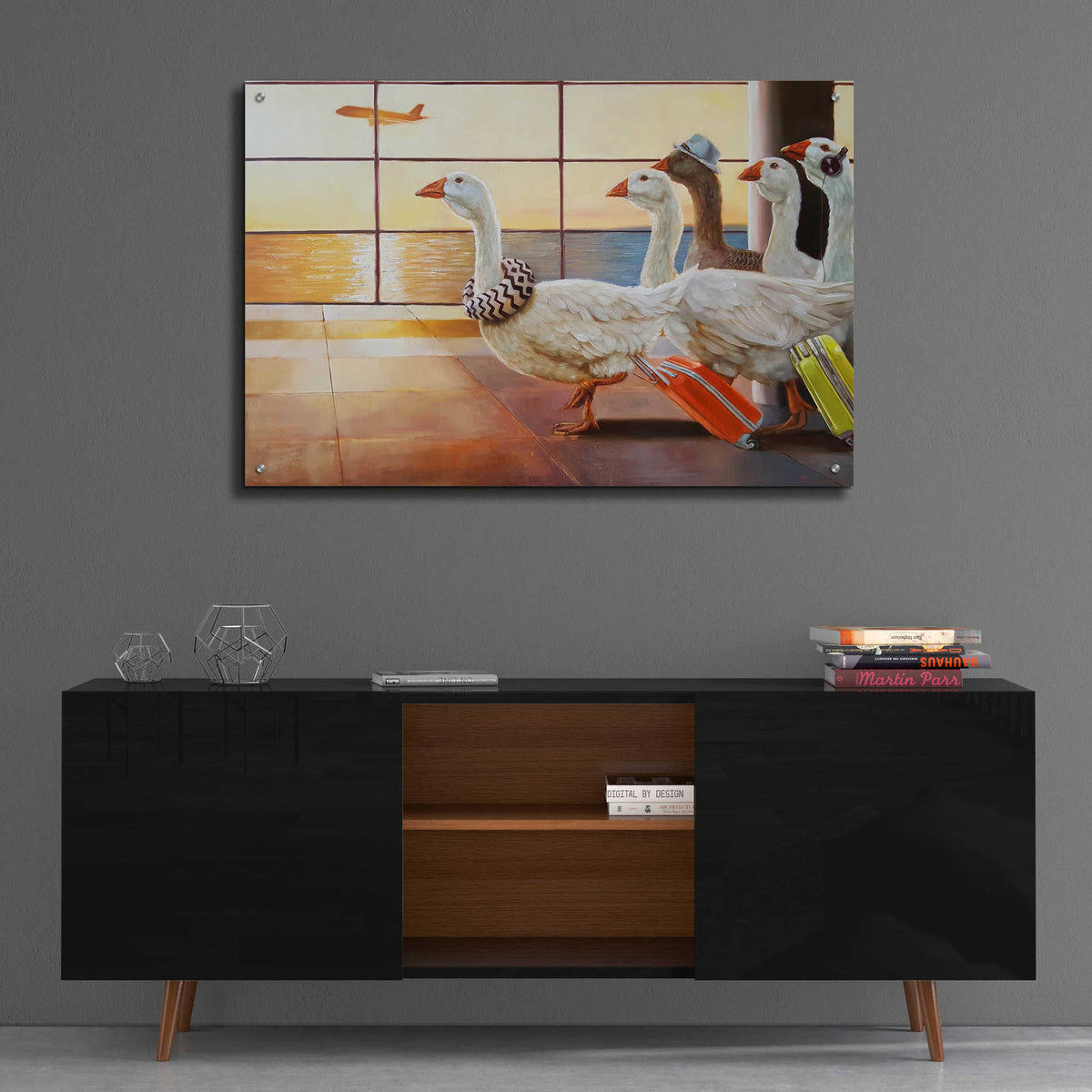 Epic Art 'First Class Migration' by Lucia Heffernan, Acrylic Glass Wall Art,36x24