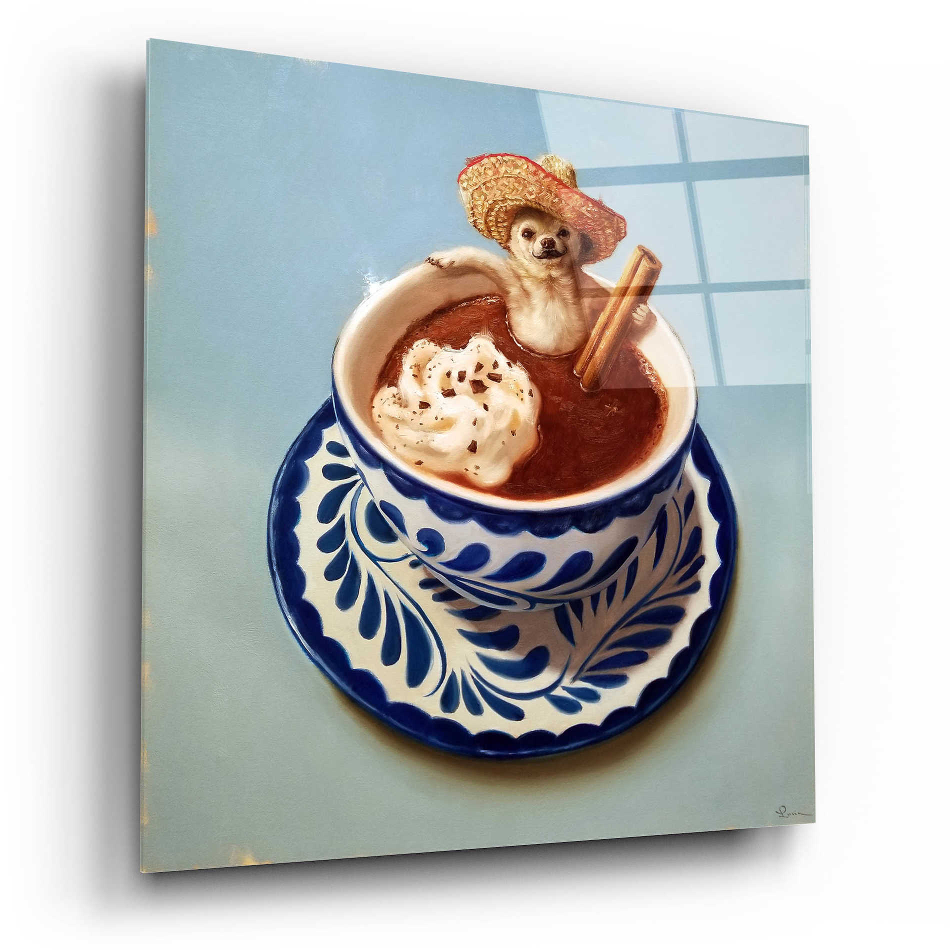 Epic Art 'Mexican Hot Chocolate' by Lucia Heffernan, Acrylic Glass Wall Art,12x12
