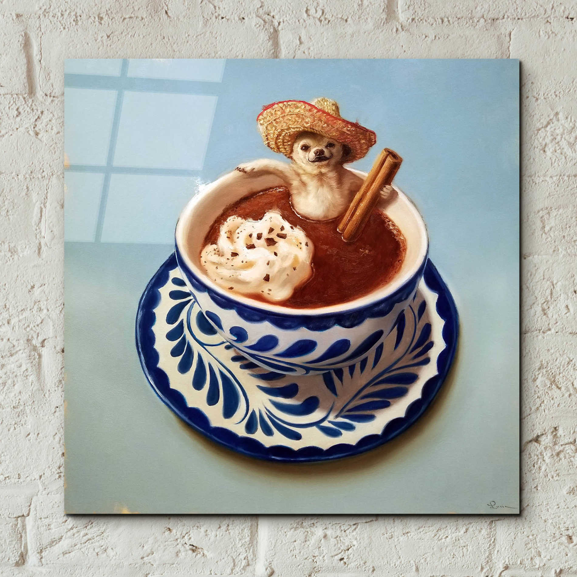 Epic Art 'Mexican Hot Chocolate' by Lucia Heffernan, Acrylic Glass Wall Art,12x12