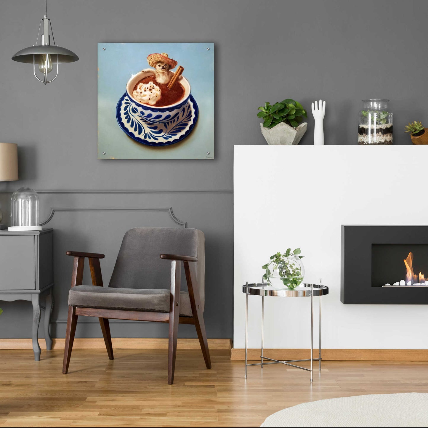 Epic Art 'Mexican Hot Chocolate' by Lucia Heffernan, Acrylic Glass Wall Art,24x24