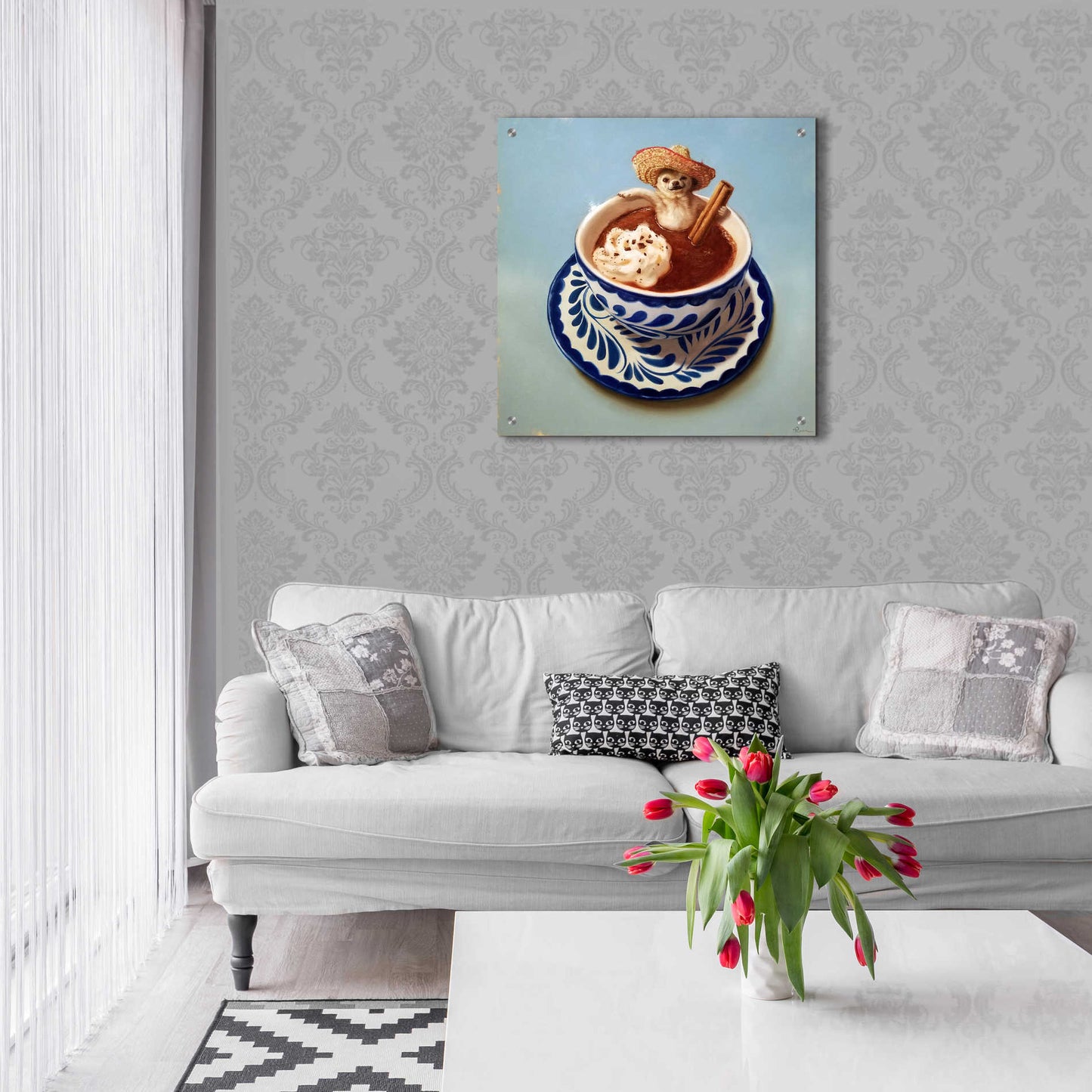 Epic Art 'Mexican Hot Chocolate' by Lucia Heffernan, Acrylic Glass Wall Art,24x24