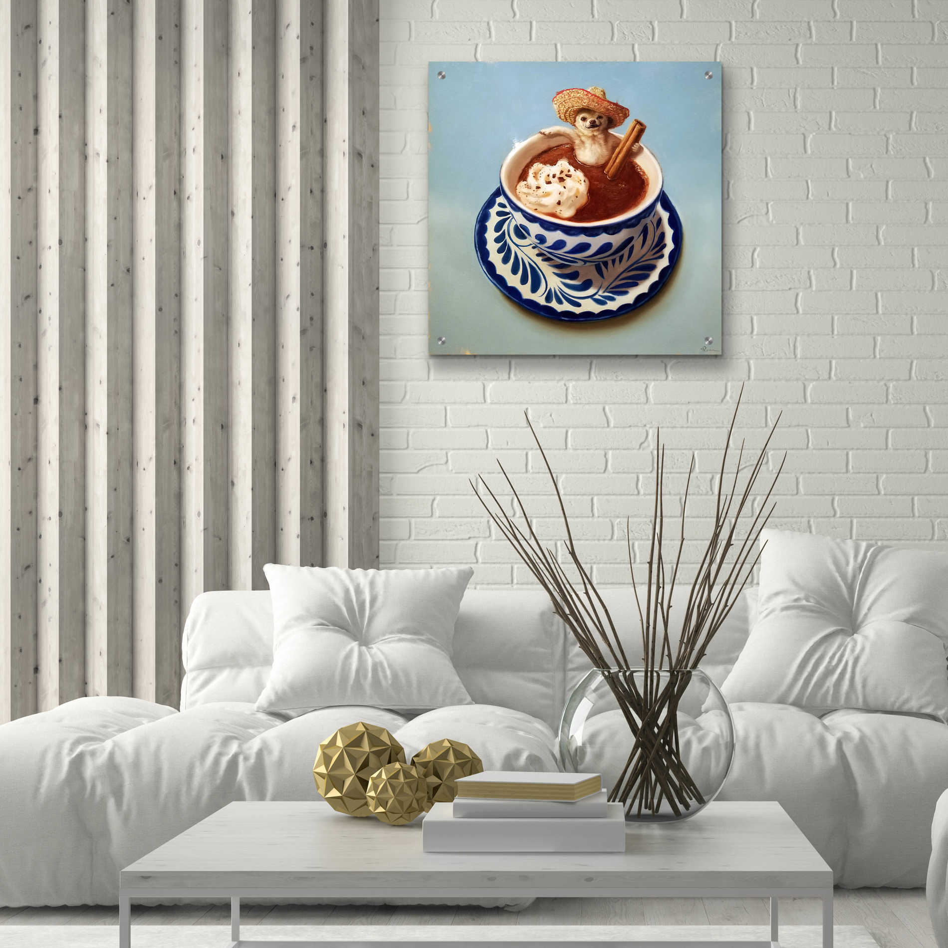 Epic Art 'Mexican Hot Chocolate' by Lucia Heffernan, Acrylic Glass Wall Art,24x24