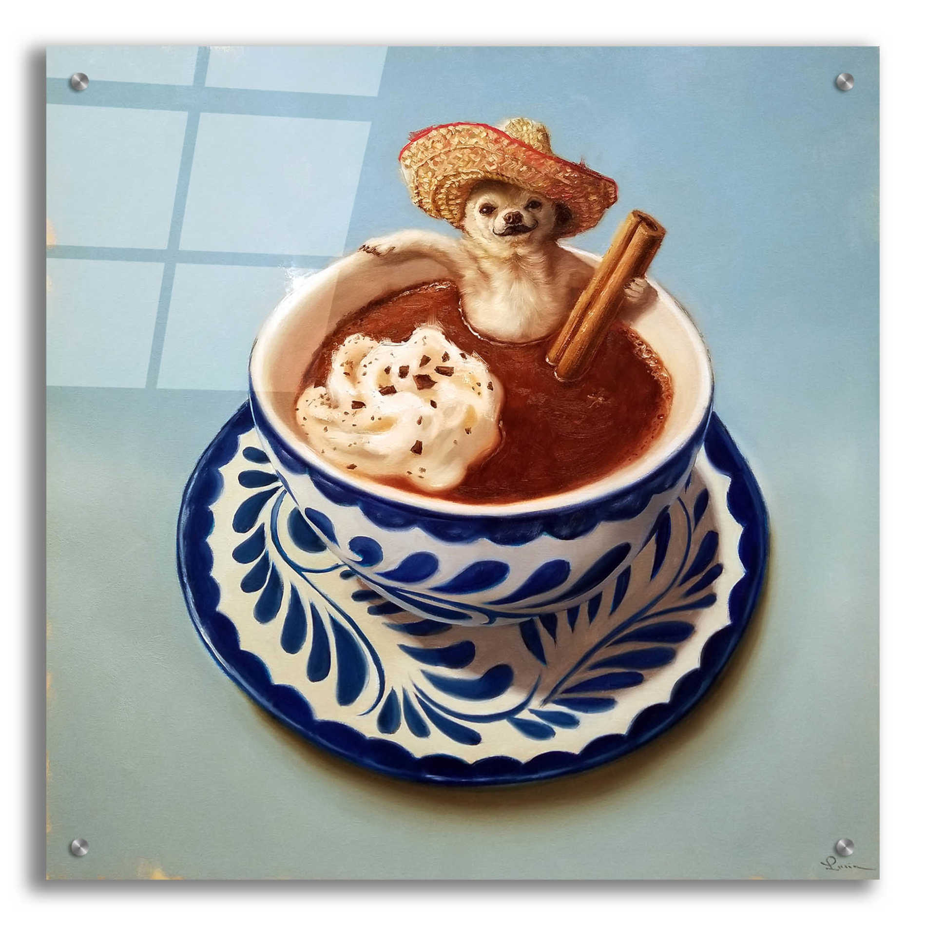 Epic Art 'Mexican Hot Chocolate' by Lucia Heffernan, Acrylic Glass Wall Art,24x24