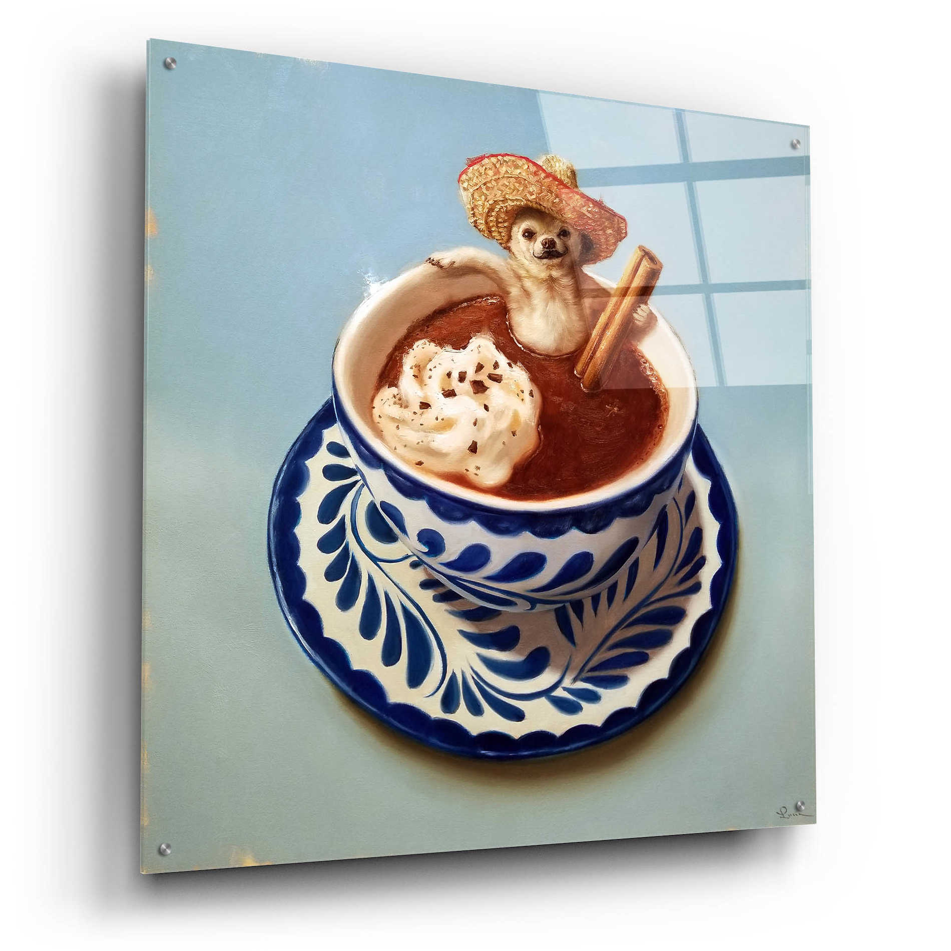 Epic Art 'Mexican Hot Chocolate' by Lucia Heffernan, Acrylic Glass Wall Art,36x36