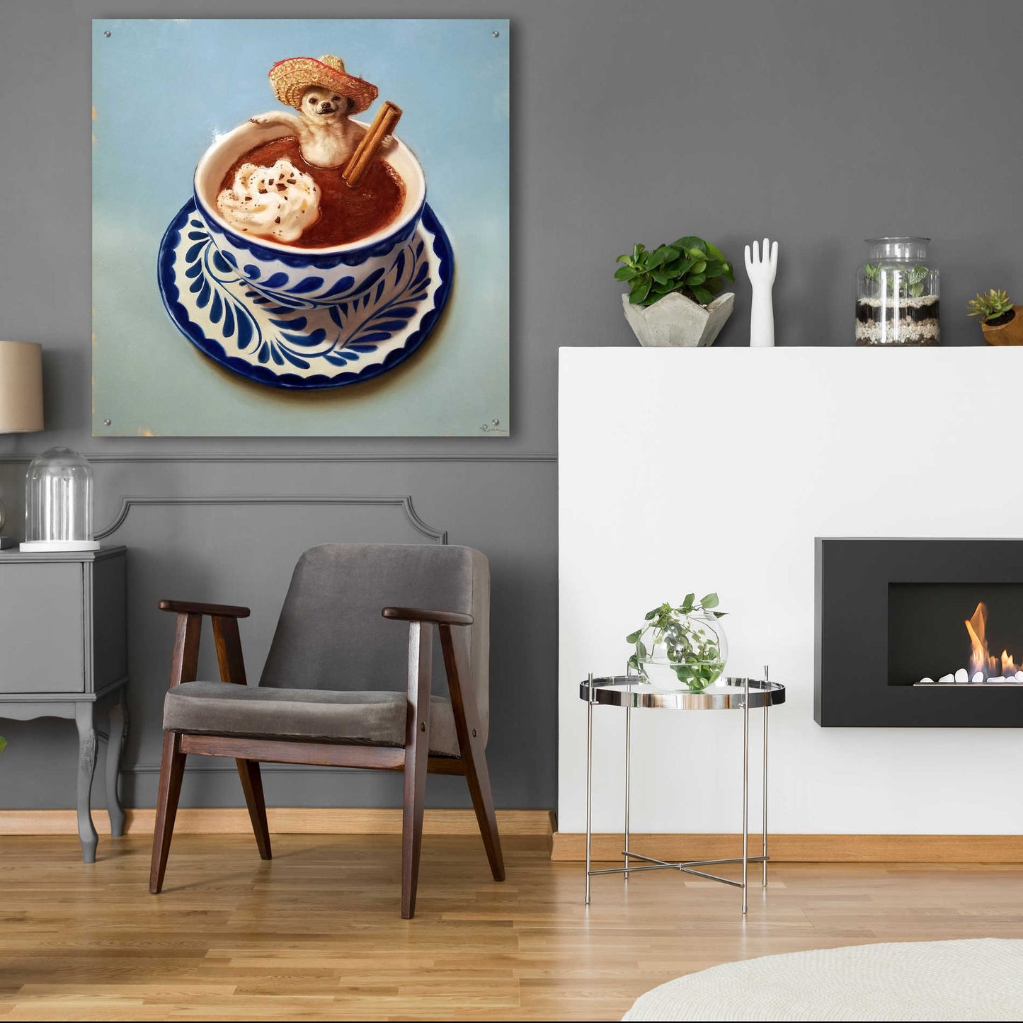 Epic Art 'Mexican Hot Chocolate' by Lucia Heffernan, Acrylic Glass Wall Art,36x36