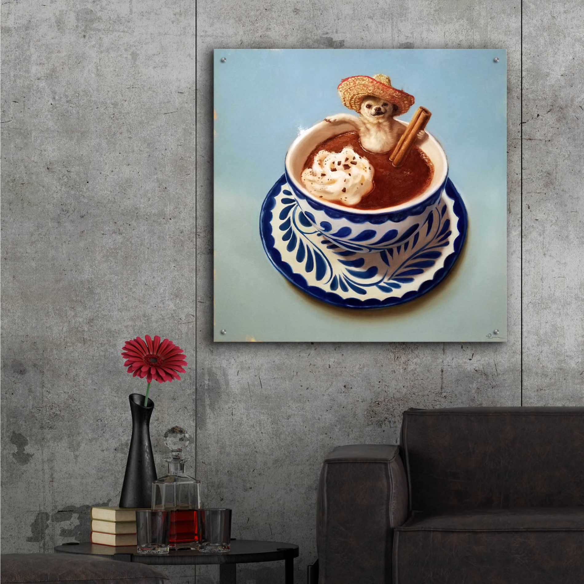 Epic Art 'Mexican Hot Chocolate' by Lucia Heffernan, Acrylic Glass Wall Art,36x36