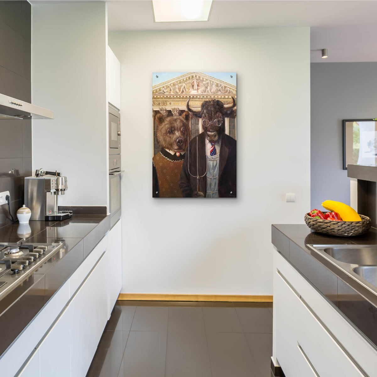 Epic Art 'Wallstreet Gothic 2' by Lucia Heffernan, Acrylic Glass Wall Art,24x36