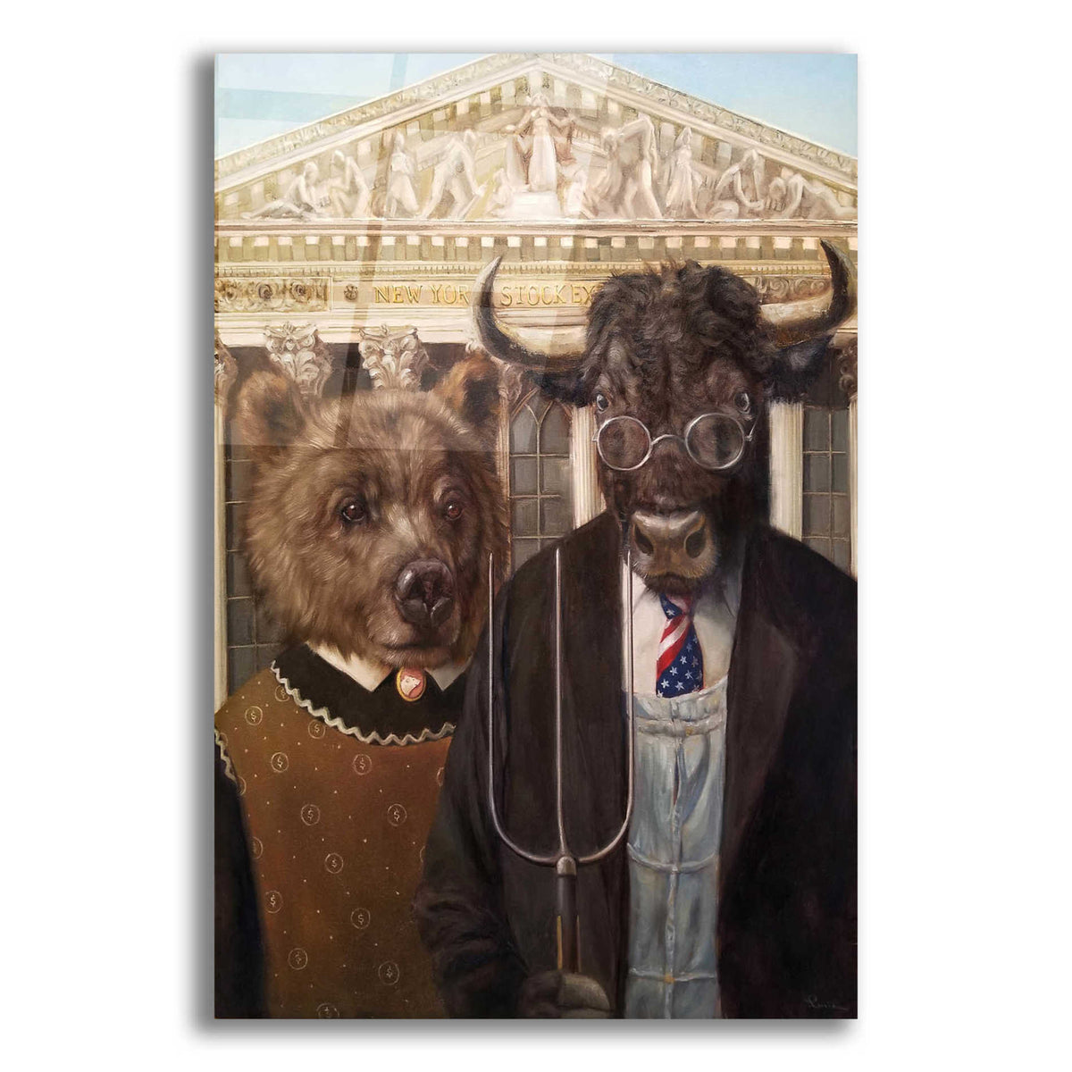 Epic Art 'Wallstreet Gothic 2' by Lucia Heffernan, Acrylic Glass Wall Art