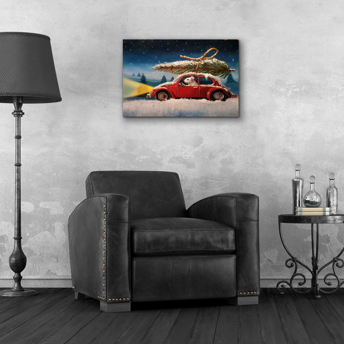 Epic Art 'Tis The Season' by Lucia Heffernan, Acrylic Glass Wall Art,24x16