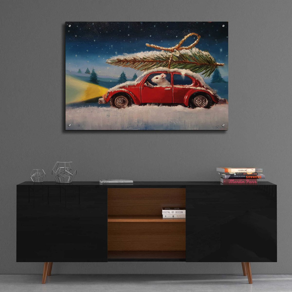Epic Art 'Tis The Season' by Lucia Heffernan, Acrylic Glass Wall Art,36x24