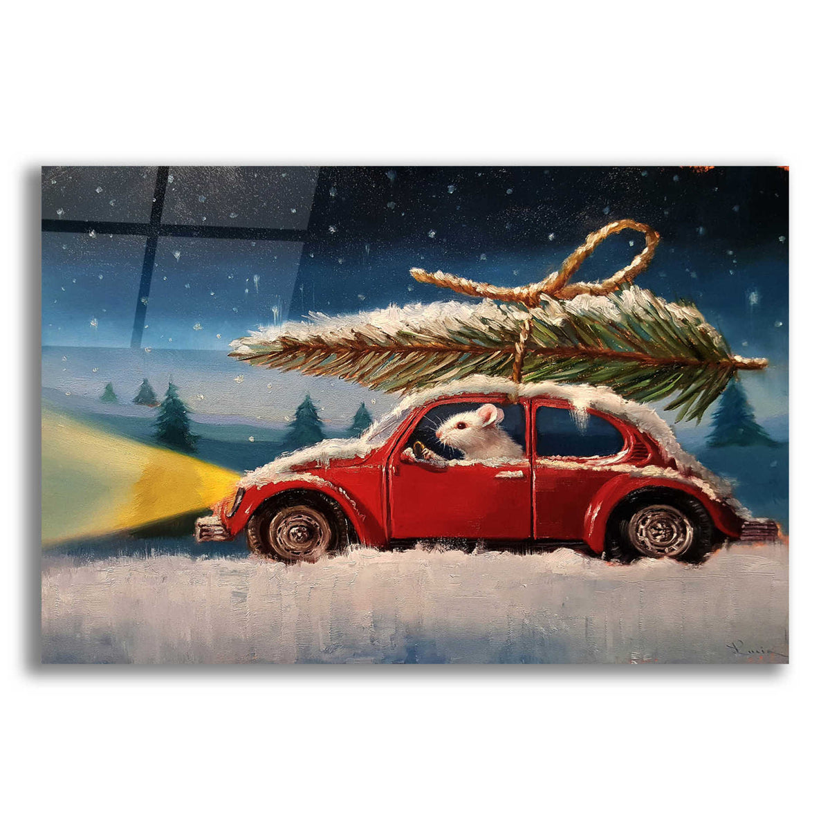 Epic Art 'Tis The Season' by Lucia Heffernan, Acrylic Glass Wall Art