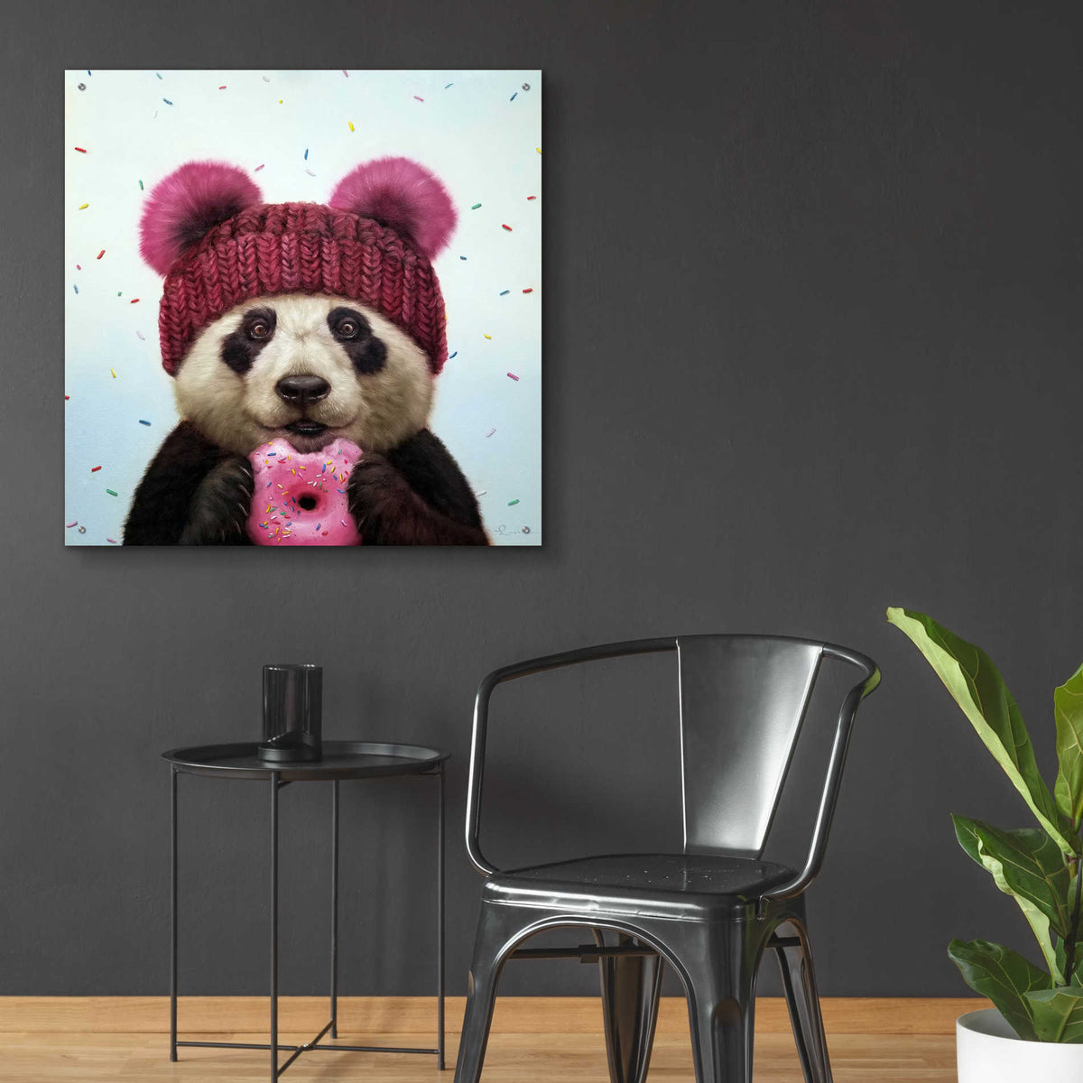 Epic Art 'First Bite' by Lucia Heffernan, Acrylic Glass Wall Art,36x36