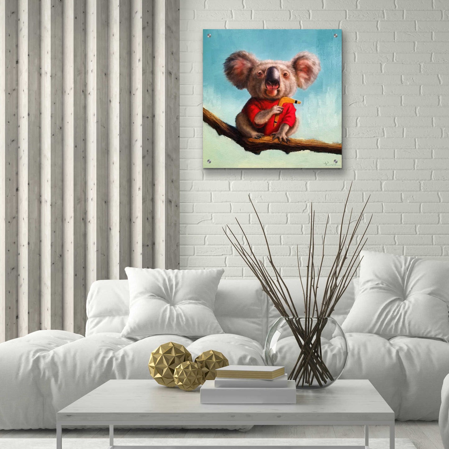 Epic Art 'Outback Fun II' by Lucia Heffernan, Acrylic Glass Wall Art,24x24