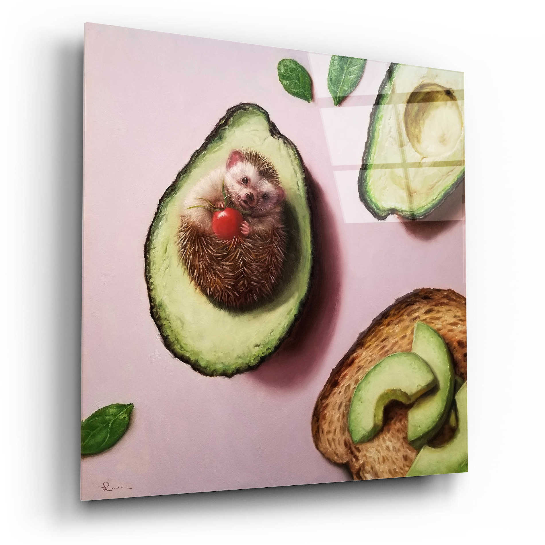 Epic Art 'Avocado Toast' by Lucia Heffernan, Acrylic Glass Wall Art,12x12