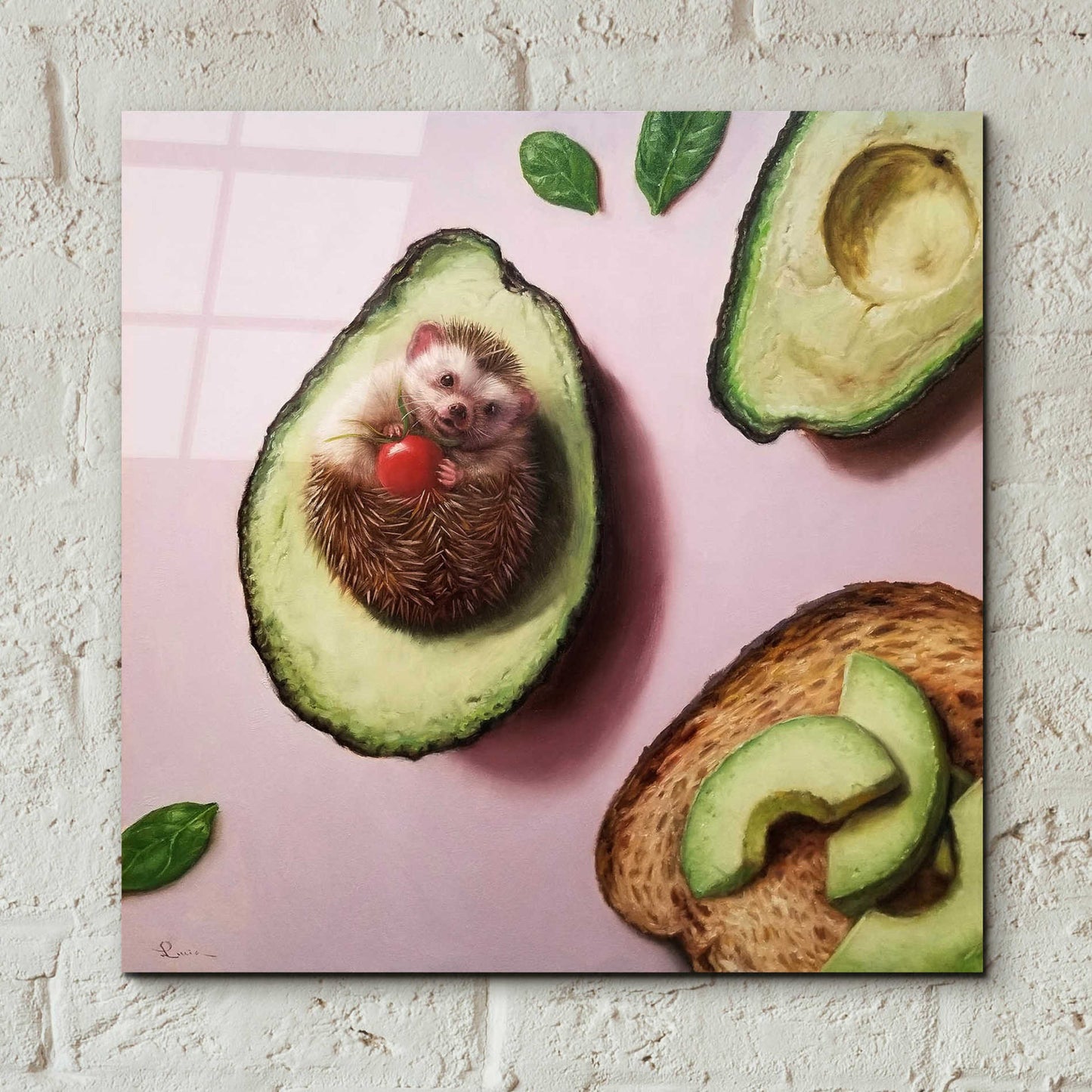 Epic Art 'Avocado Toast' by Lucia Heffernan, Acrylic Glass Wall Art,12x12