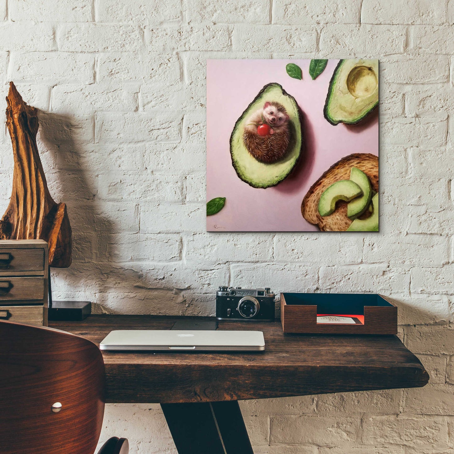 Epic Art 'Avocado Toast' by Lucia Heffernan, Acrylic Glass Wall Art,12x12