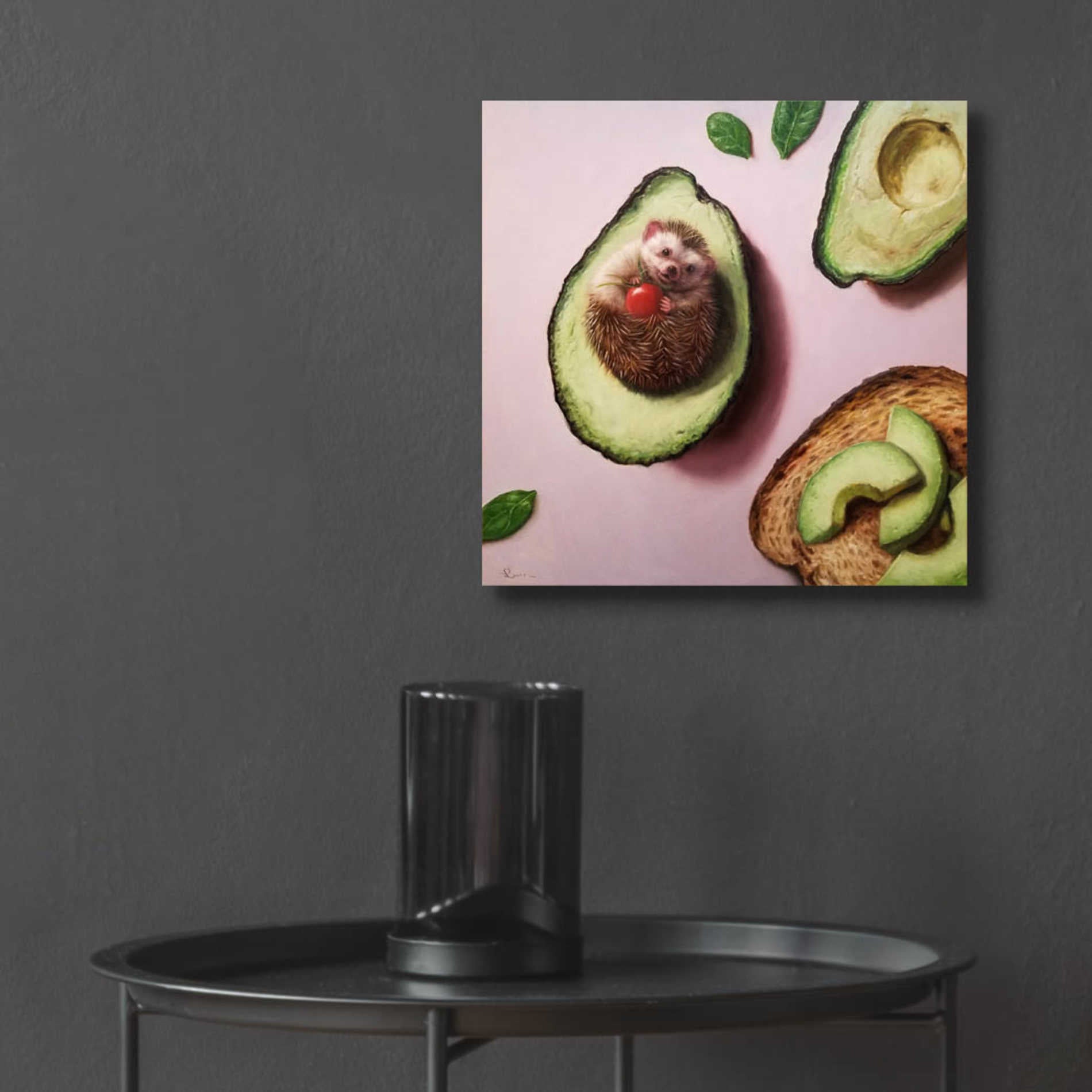 Epic Art 'Avocado Toast' by Lucia Heffernan, Acrylic Glass Wall Art,12x12