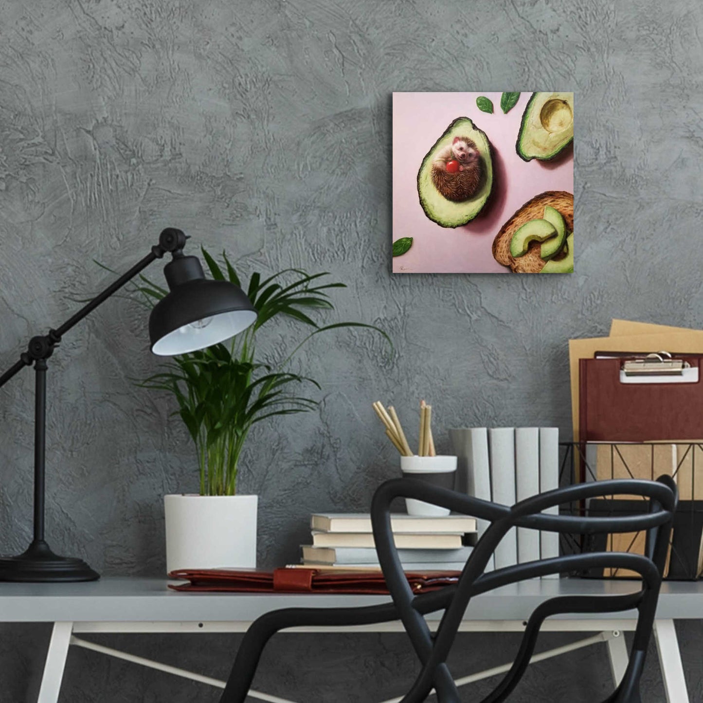 Epic Art 'Avocado Toast' by Lucia Heffernan, Acrylic Glass Wall Art,12x12