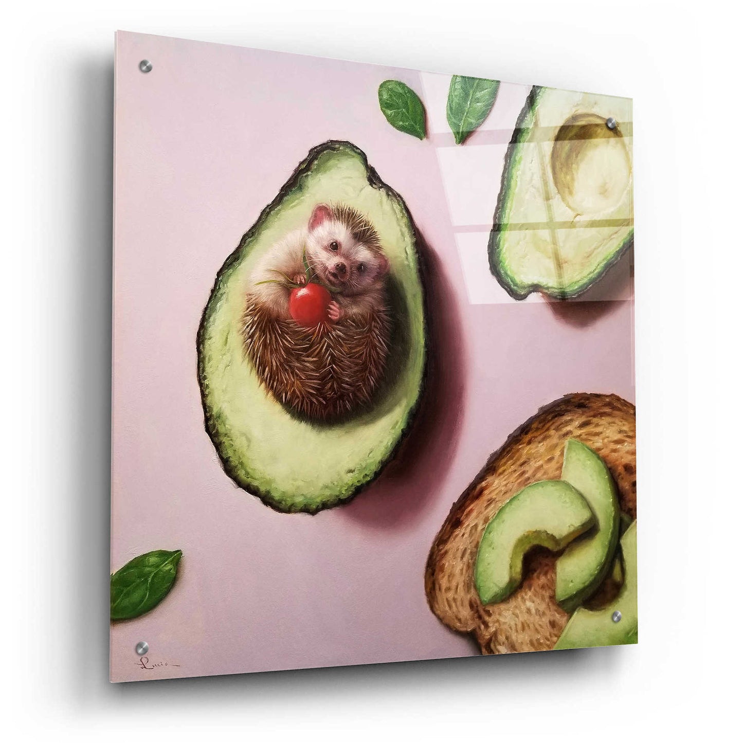 Epic Art 'Avocado Toast' by Lucia Heffernan, Acrylic Glass Wall Art,24x24