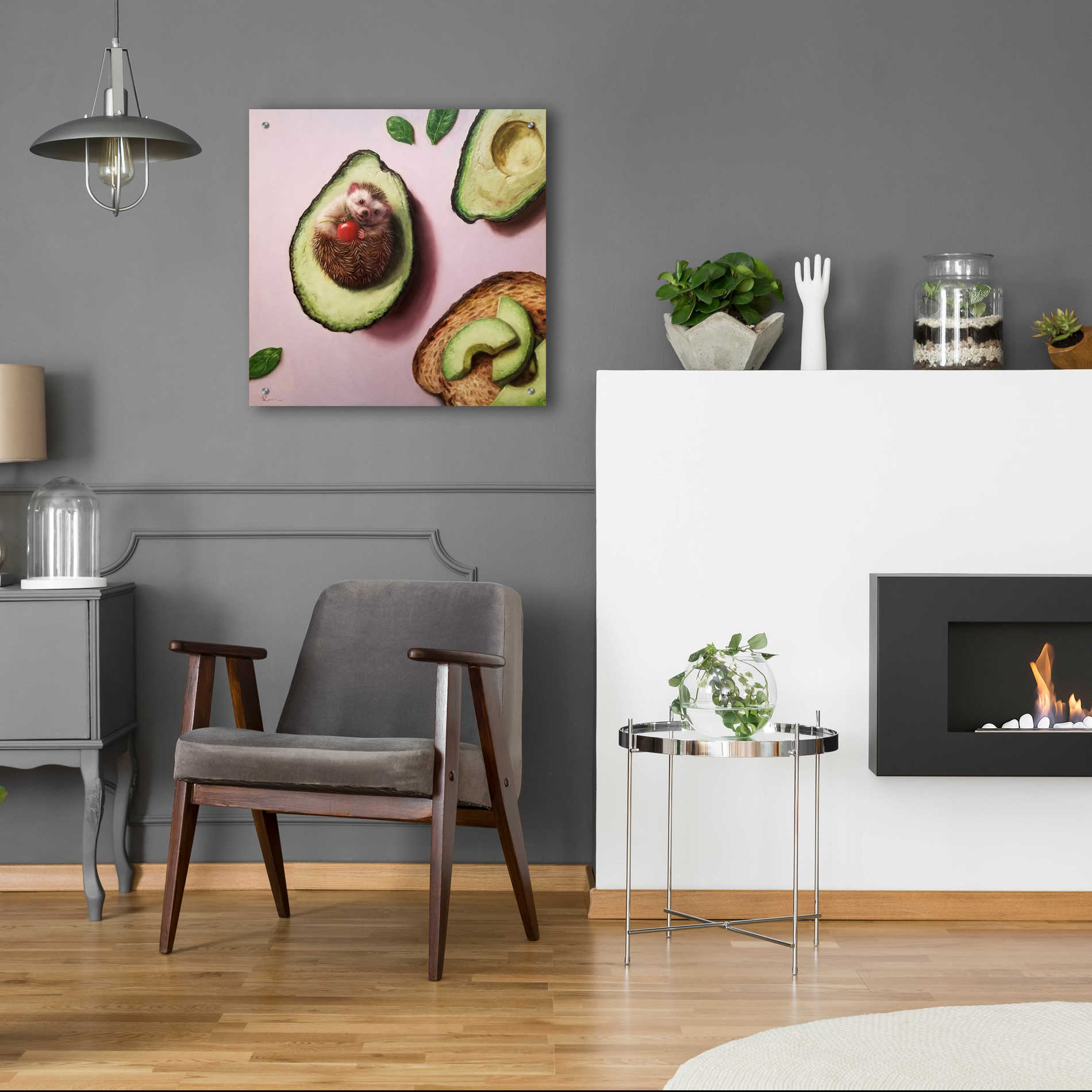 Epic Art 'Avocado Toast' by Lucia Heffernan, Acrylic Glass Wall Art,24x24