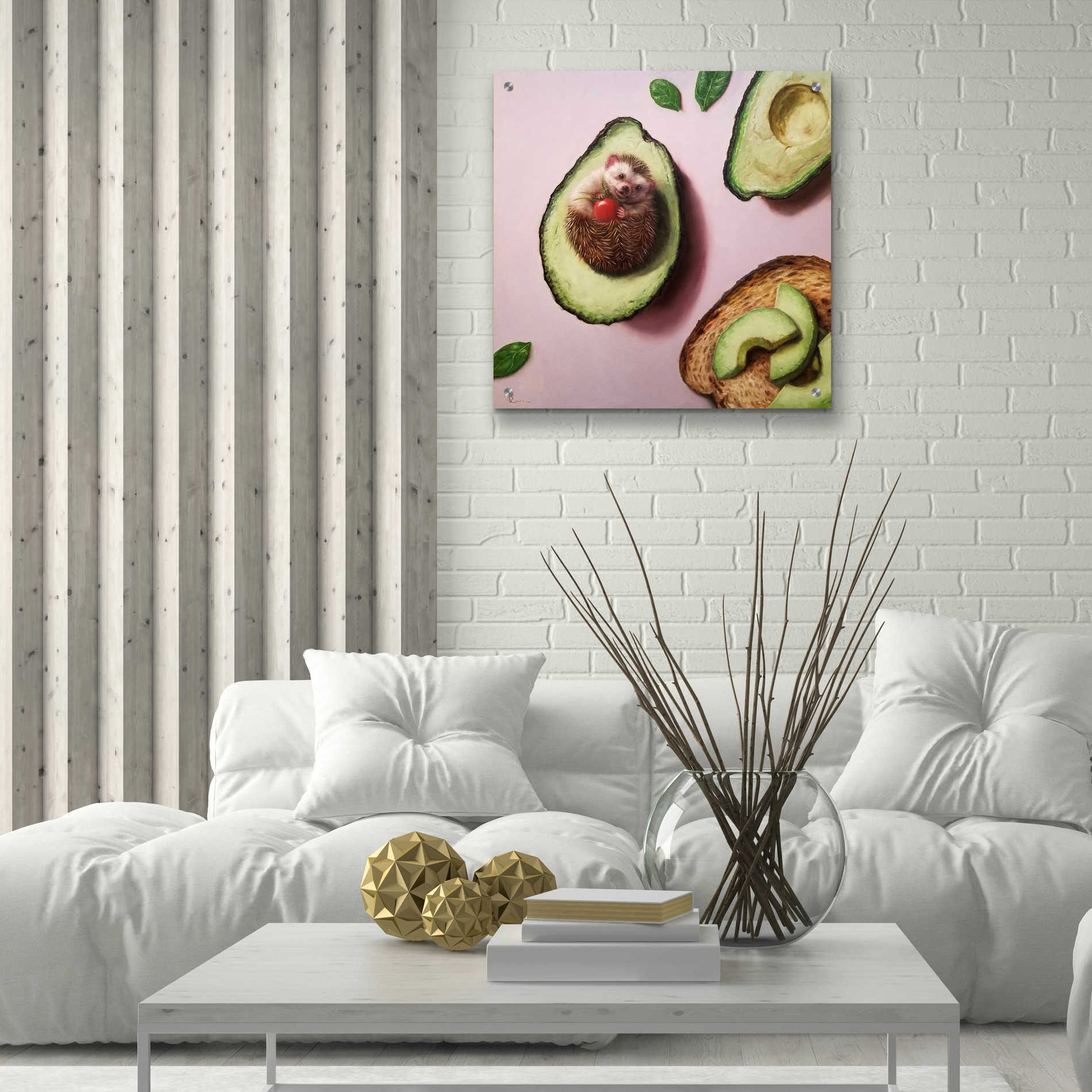 Epic Art 'Avocado Toast' by Lucia Heffernan, Acrylic Glass Wall Art,24x24