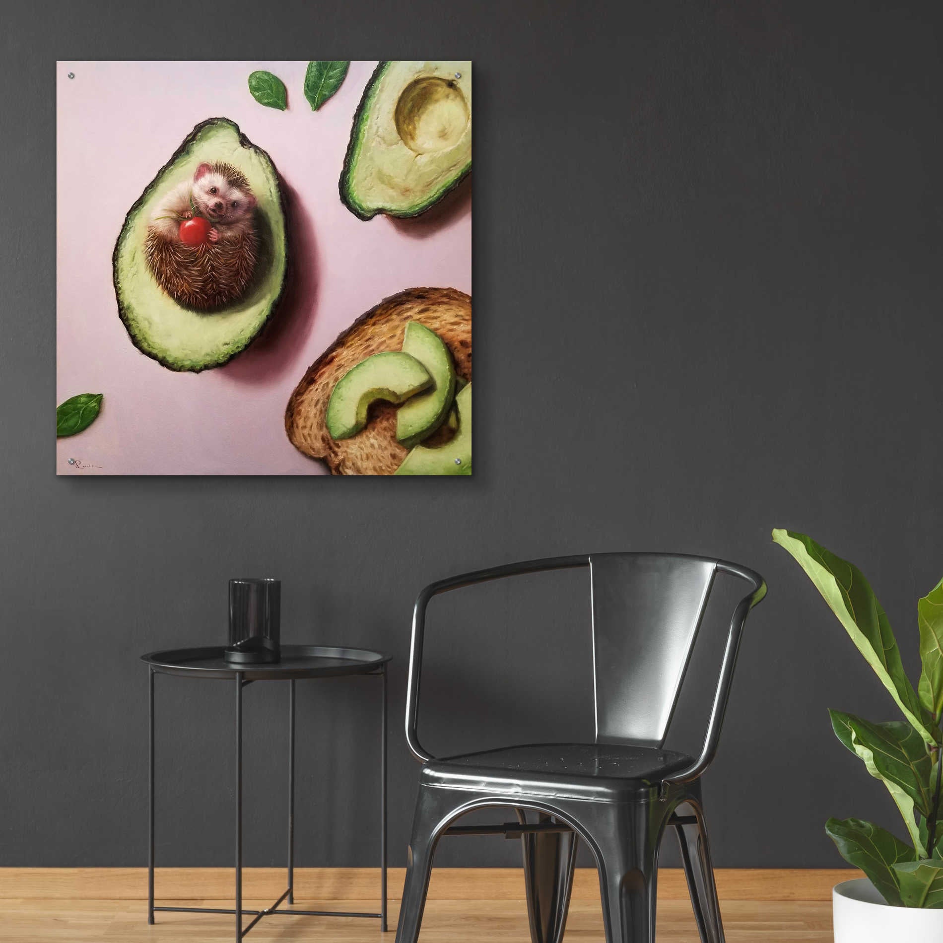 Epic Art 'Avocado Toast' by Lucia Heffernan, Acrylic Glass Wall Art,36x36