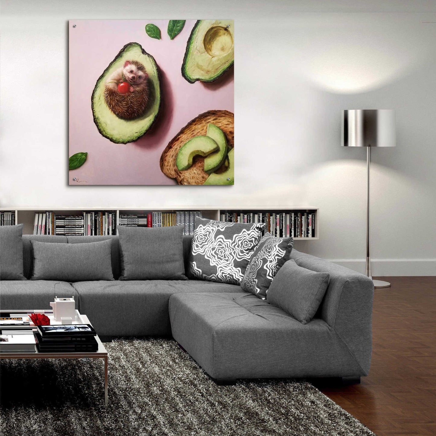 Epic Art 'Avocado Toast' by Lucia Heffernan, Acrylic Glass Wall Art,36x36