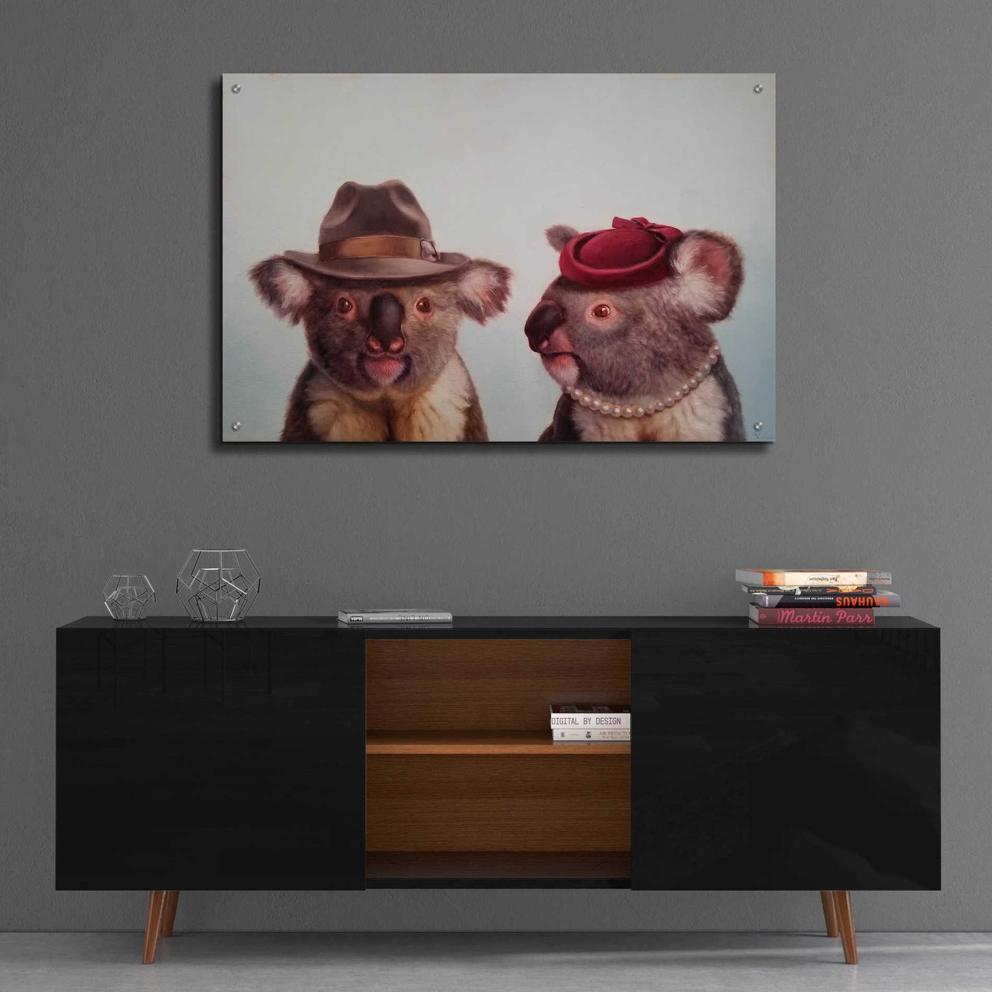 Epic Art 'Mates' by Lucia Heffernan, Acrylic Glass Wall Art,36x24