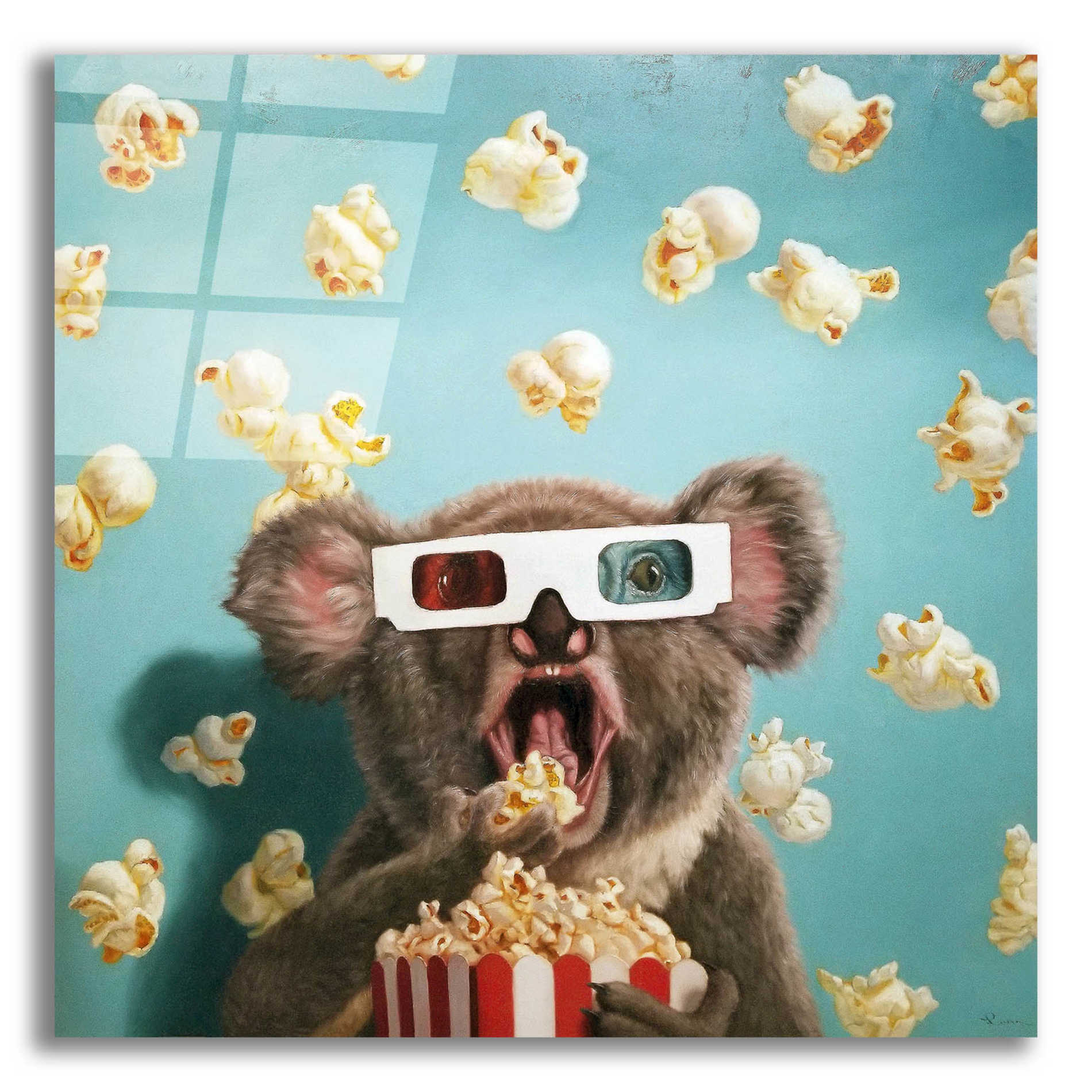 Epic Art '3D Movie' by Lucia Heffernan, Acrylic Glass Wall Art,12x12