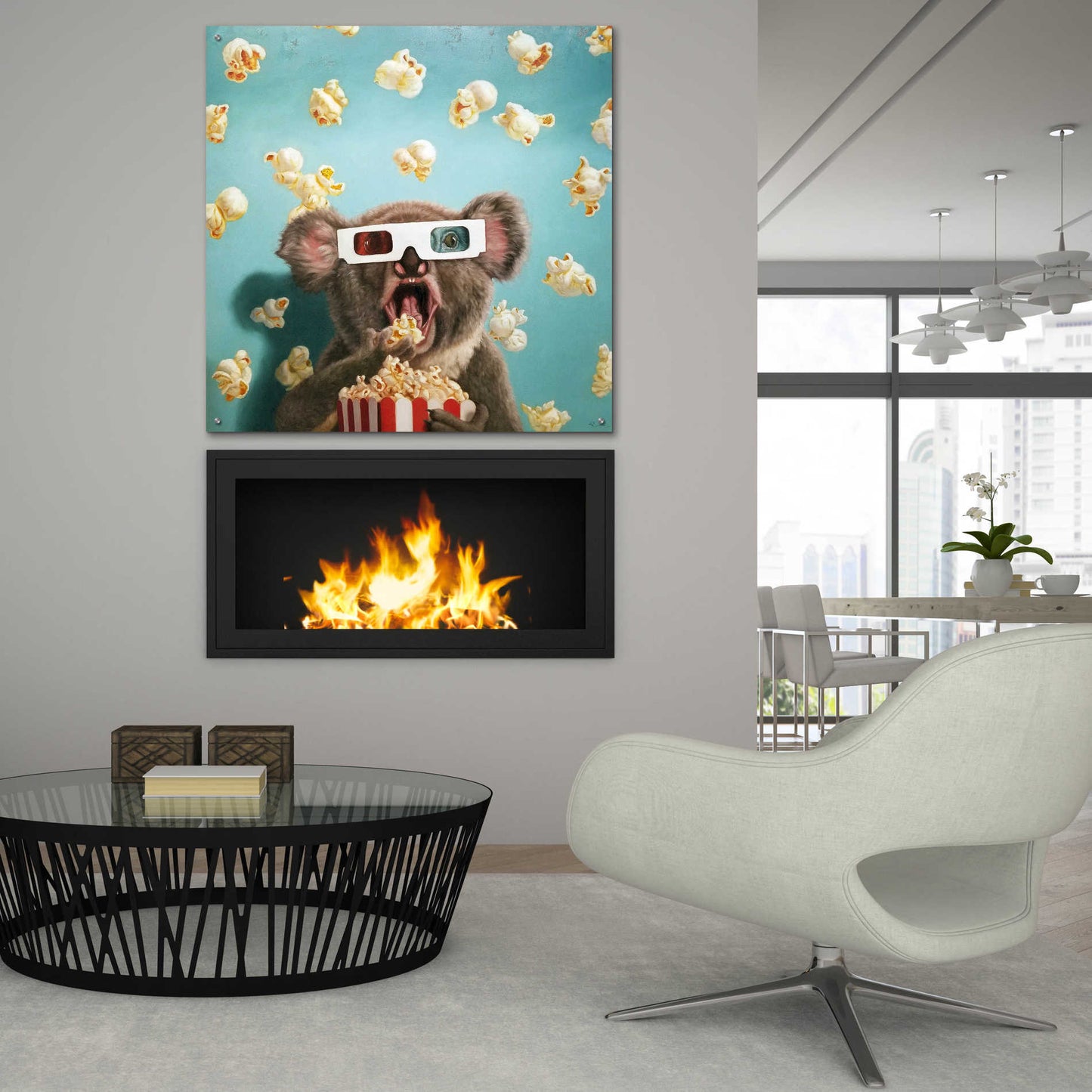 Epic Art '3D Movie' by Lucia Heffernan, Acrylic Glass Wall Art,36x36