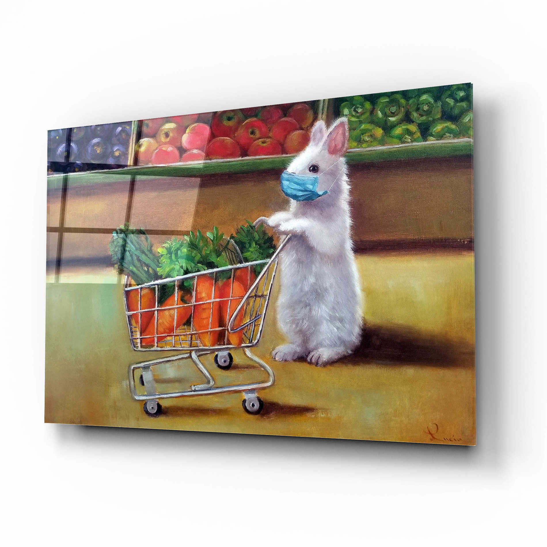 Epic Art 'Quarantine Shopping' by Lucia Heffernan, Acrylic Glass Wall Art,16x12