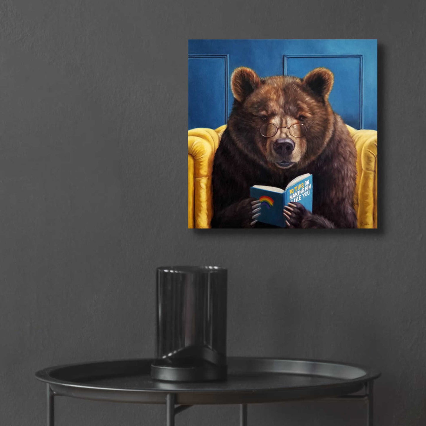 Epic Art 'Bear Trap' by Lucia Heffernan, Acrylic Glass Wall Art,12x12