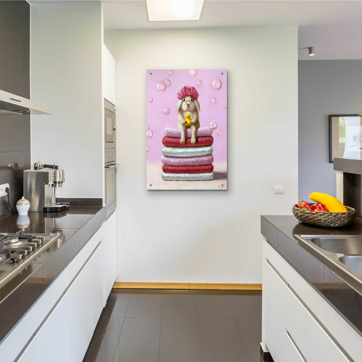 Epic Art 'Bath Day' by Lucia Heffernan, Acrylic Glass Wall Art,24x36