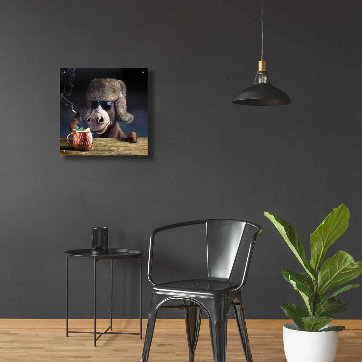 Epic Art 'Moscow Mule' by Lucia Heffernan, Acrylic Glass Wall Art,24x24