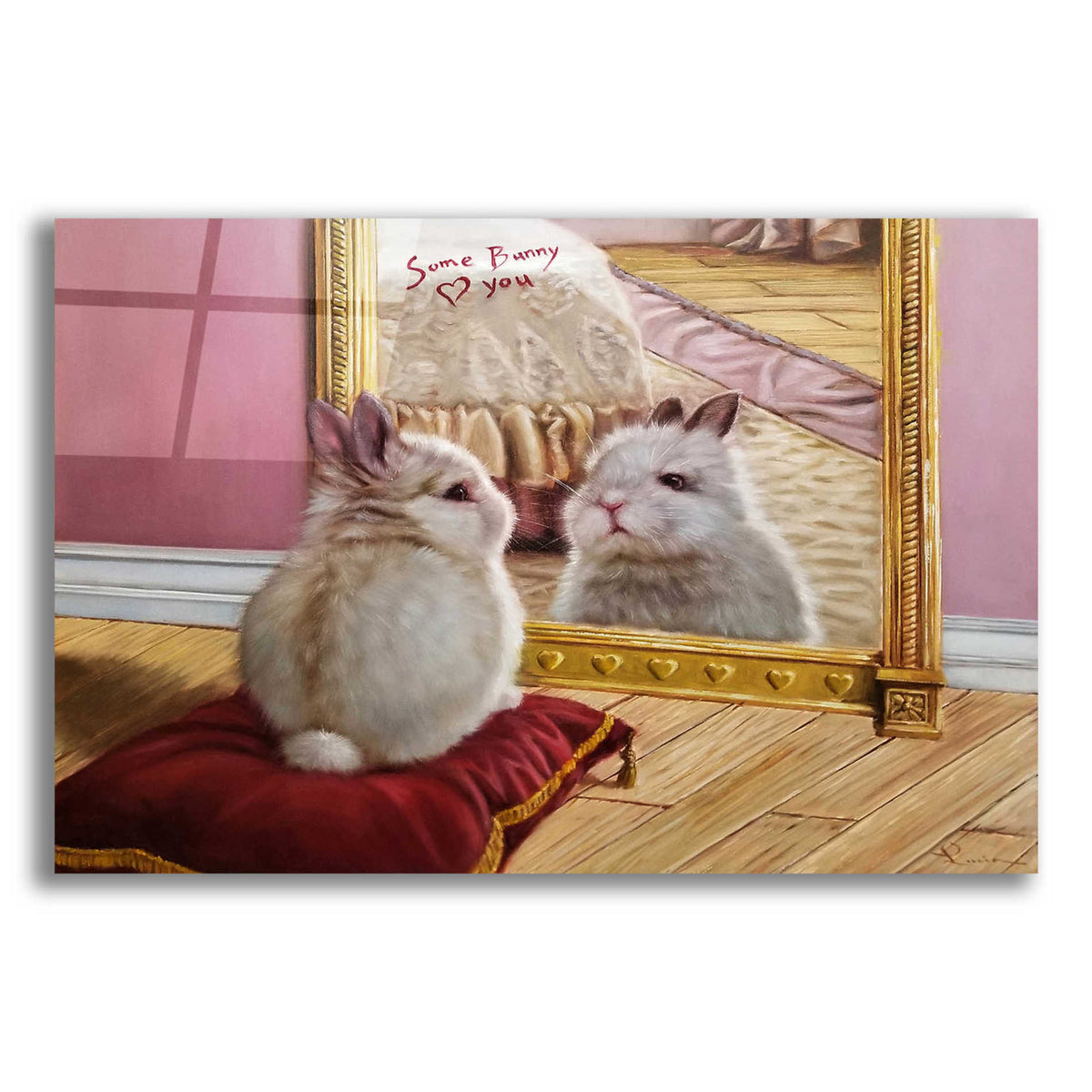 Epic Art 'Youâ€™re Loved' by Lucia Heffernan, Acrylic Glass Wall Art