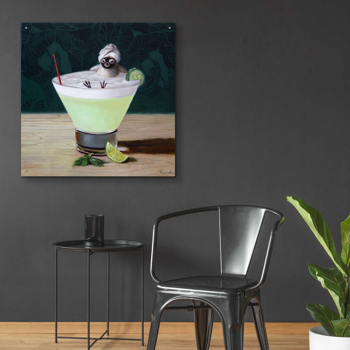 Epic Art 'Day Off' by Lucia Heffernan, Acrylic Glass Wall Art,36x36