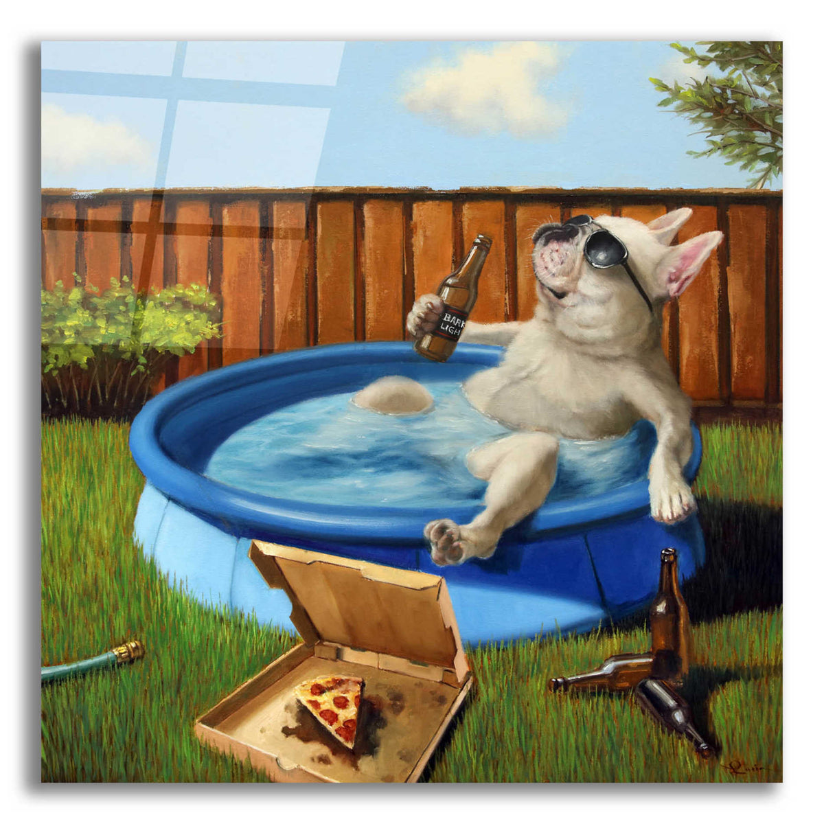 Epic Art 'When Human Is Away' by Lucia Heffernan, Acrylic Glass Wall Art