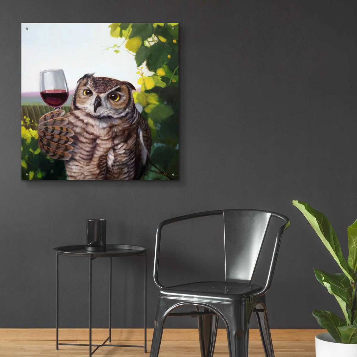 Epic Art 'The Connoisseur' by Lucia Heffernan, Acrylic Glass Wall Art,36x36