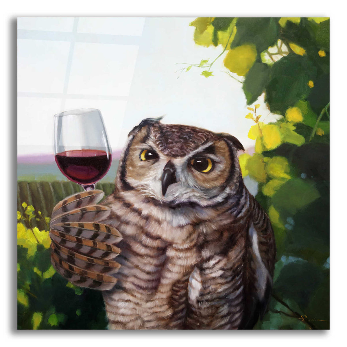 Epic Art 'The Connoisseur' by Lucia Heffernan, Acrylic Glass Wall Art