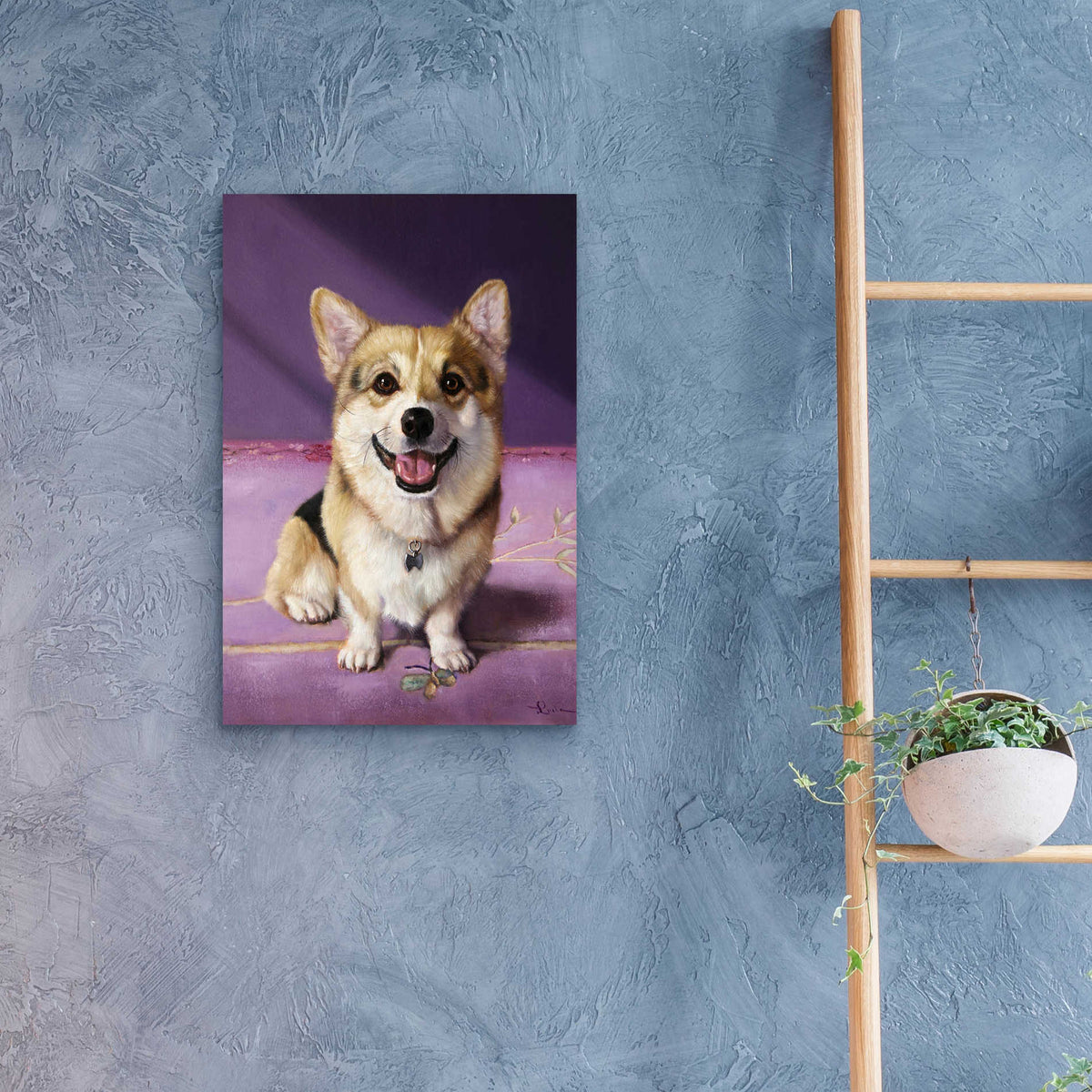 Epic Art 'Winnie' by Lucia Heffernan, Acrylic Glass Wall Art,16x24