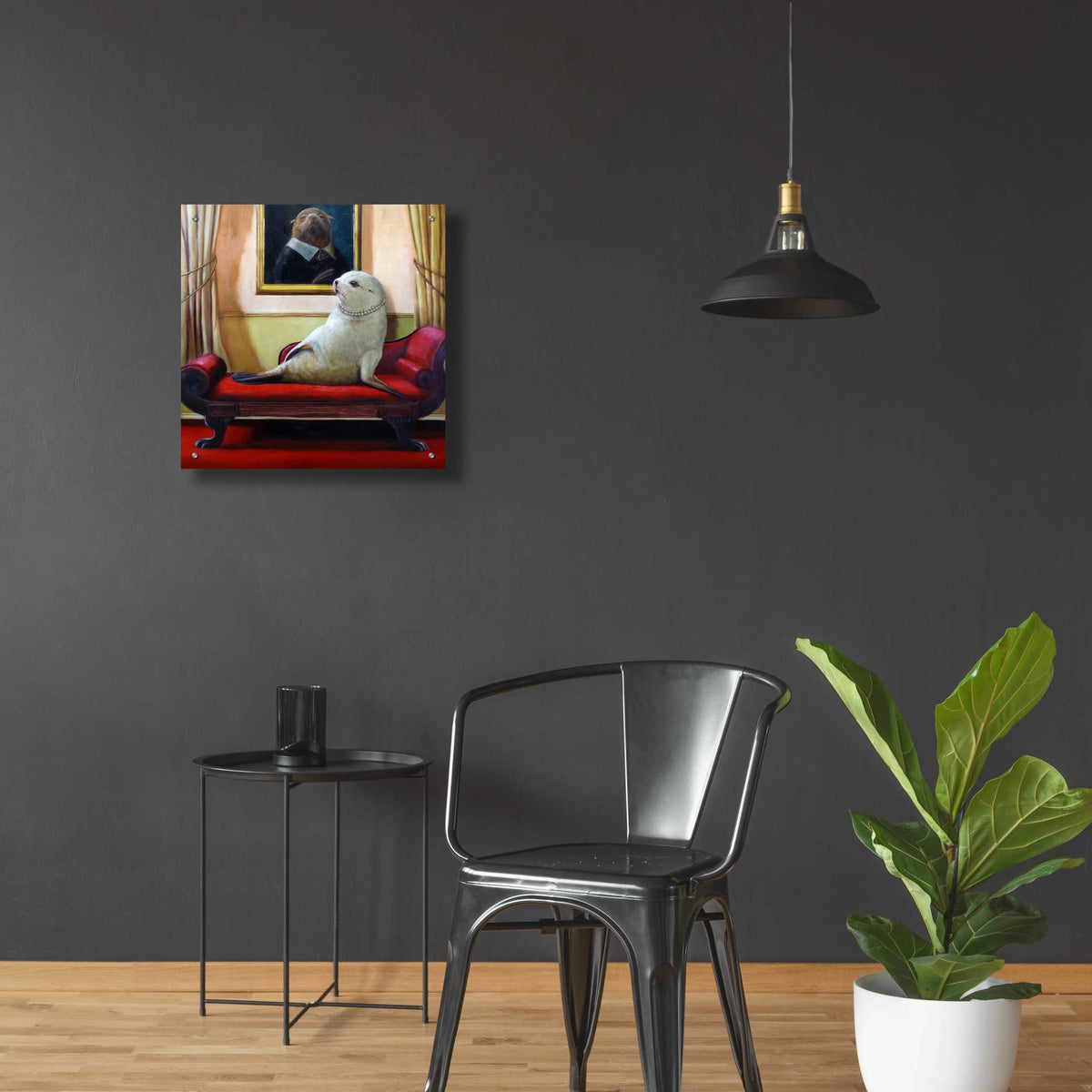 Epic Art 'Trophy Wife' by Lucia Heffernan, Acrylic Glass Wall Art,24x24