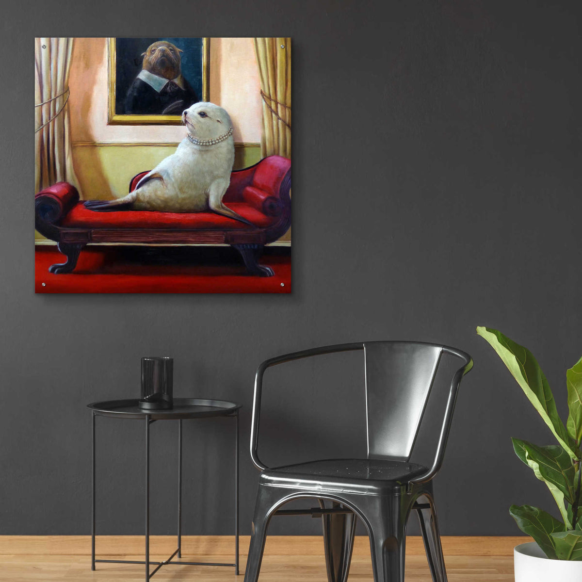 Epic Art 'Trophy Wife' by Lucia Heffernan, Acrylic Glass Wall Art,36x36