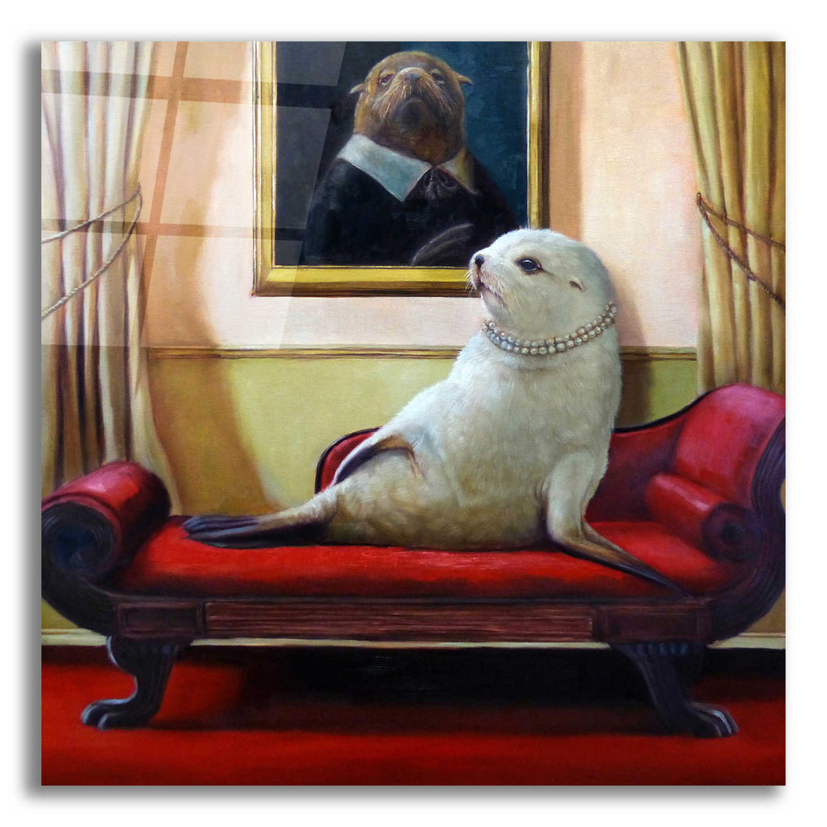 Epic Art 'Trophy Wife' by Lucia Heffernan, Acrylic Glass Wall Art