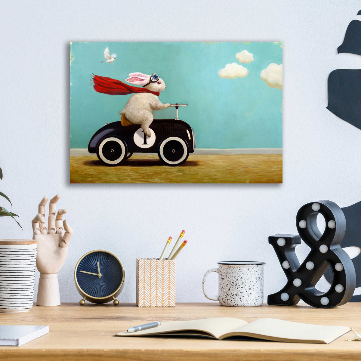Epic Art 'Road Trip' by Lucia Heffernan, Acrylic Glass Wall Art,16x12