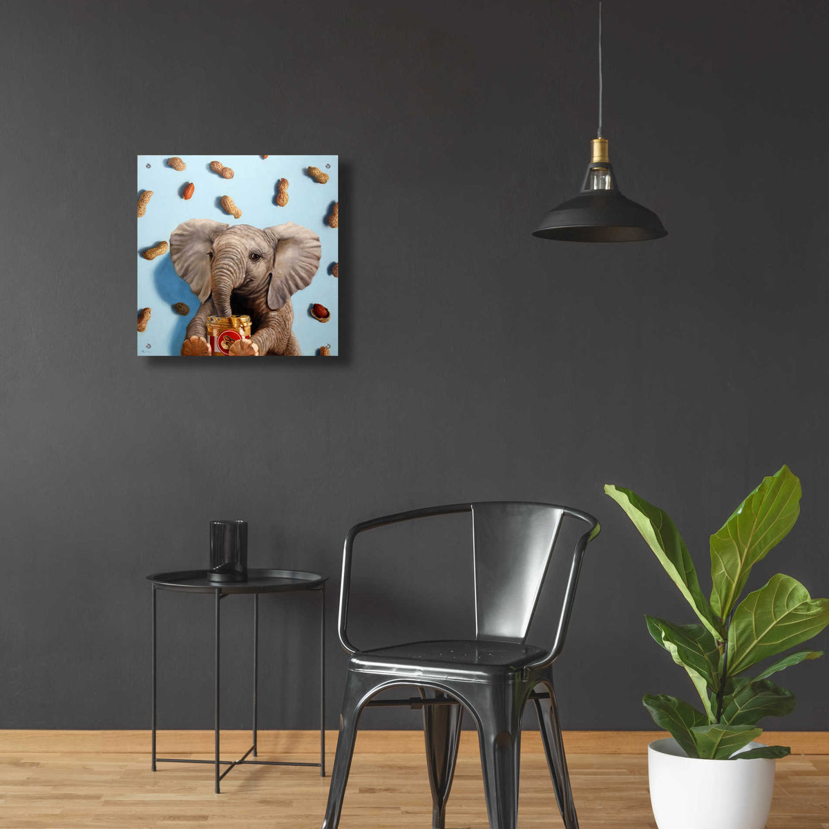 Epic Art 'Feeling Nutty' by Lucia Heffernan, Acrylic Glass Wall Art,24x24