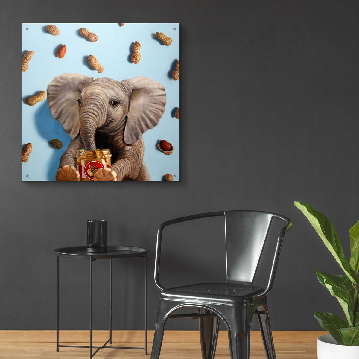 Epic Art 'Feeling Nutty' by Lucia Heffernan, Acrylic Glass Wall Art,36x36