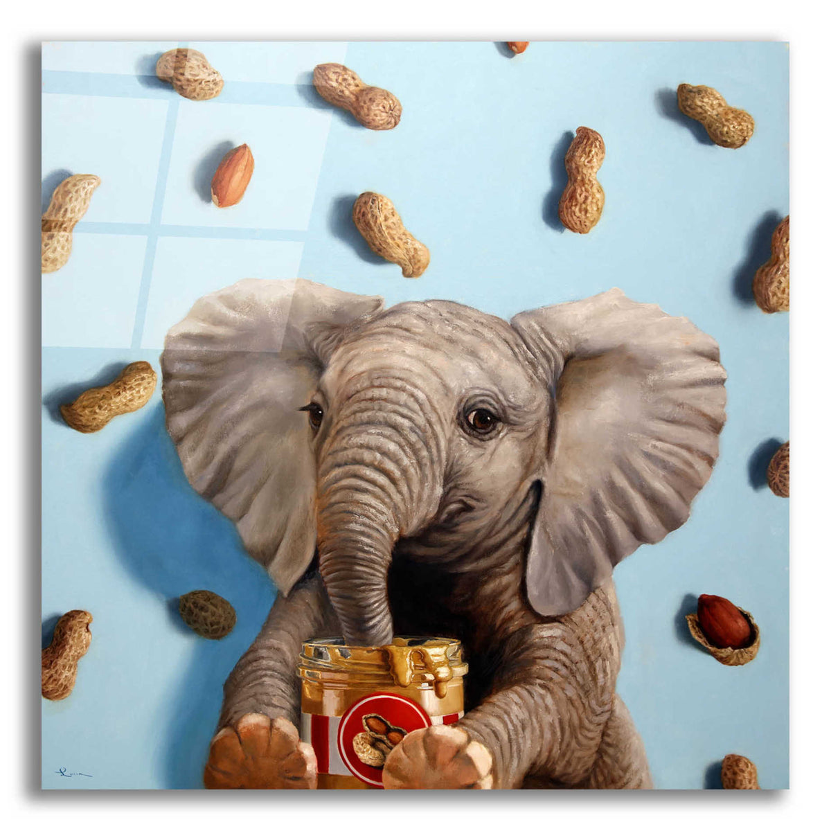 Epic Art 'Feeling Nutty' by Lucia Heffernan, Acrylic Glass Wall Art