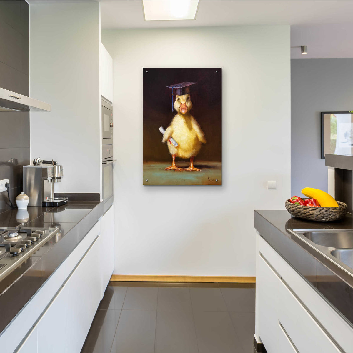 Epic Art 'The Graduate' by Lucia Heffernan, Acrylic Glass Wall Art,24x36